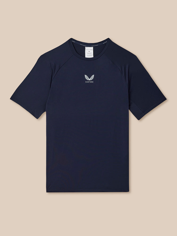 Men's Apex Tennis Short Sleeve T-Shirt - Navy