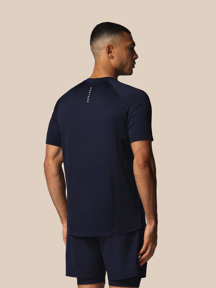 Men's Apex Tennis Short Sleeve T-Shirt - Navy