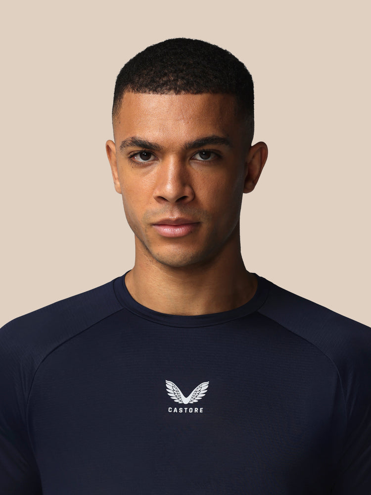 Men's Apex Tennis Short Sleeve T-Shirt - Navy