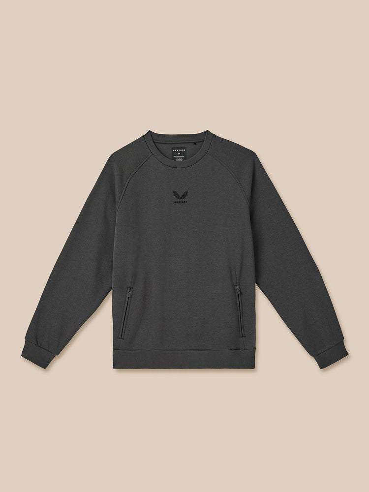 Men's Adapt Cotton Fleece Long Sleeve Sweatshirt - Gunmetal