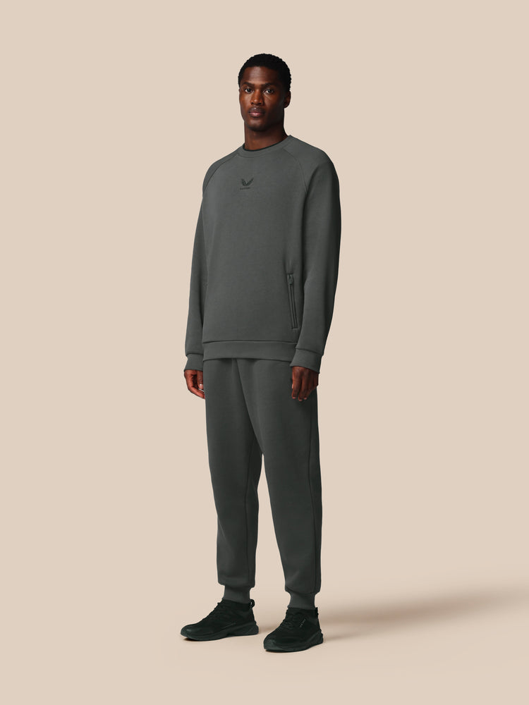 Men's Adapt Cotton Fleece Long Sleeve Sweatshirt - Gunmetal