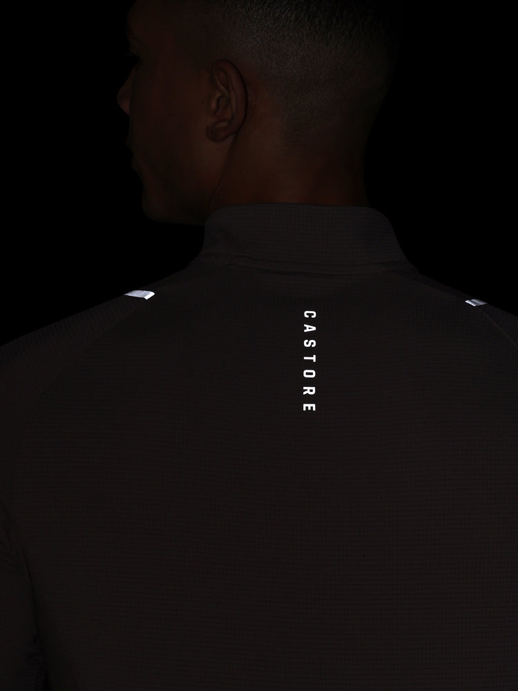 Men's Apex Training 1/4 Zip Top - Deep Taupe