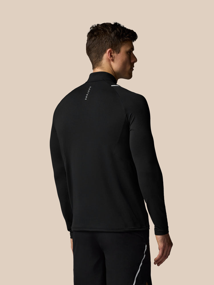 Men's Apex Training 1/4 Zip Top - Black
