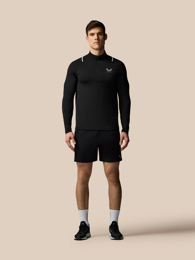 Men's Apex Training 1/4 Zip Top - Black