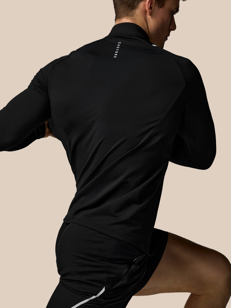 Men's Apex Training 1/4 Zip Top - Black