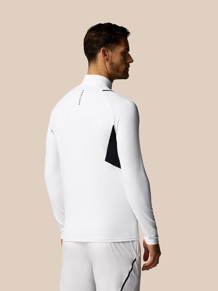 Men's Apex Training 1/4 Zip Top - White