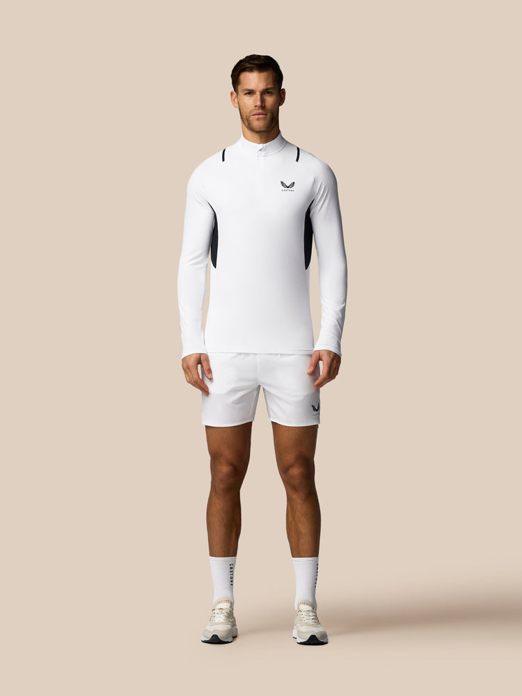 Men's Apex Training 1/4 Zip Top - White