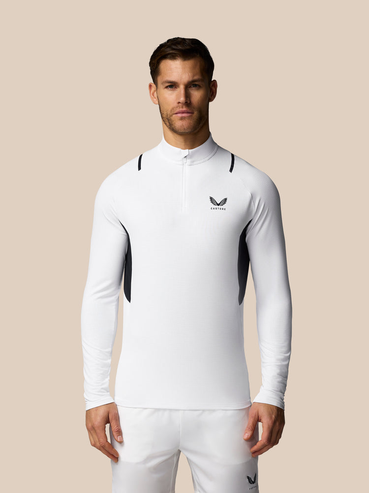 Men's Apex Training 1/4 Zip Top - White