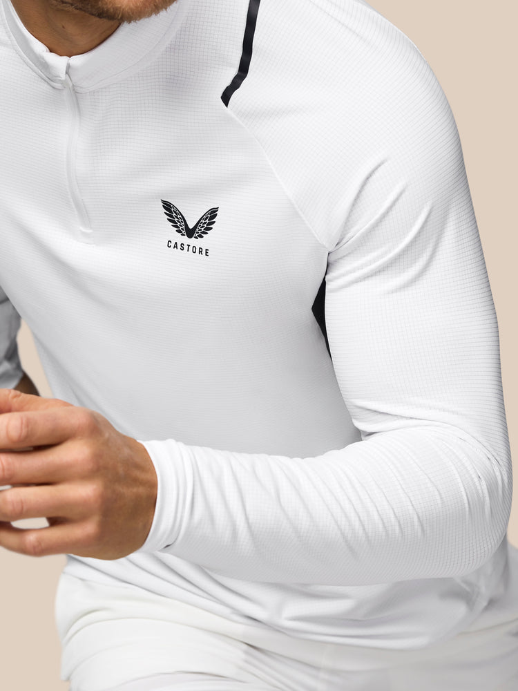 Men's Apex Training 1/4 Zip Top - White