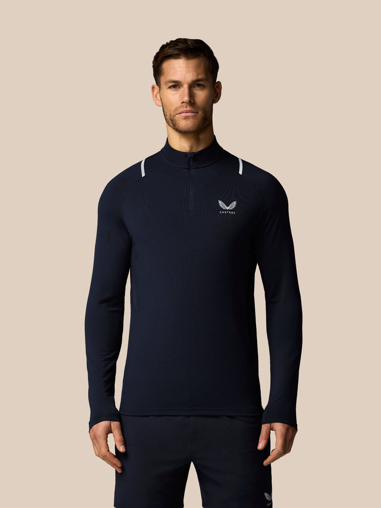 Men's Apex Training 1/4 Zip Top - Navy
