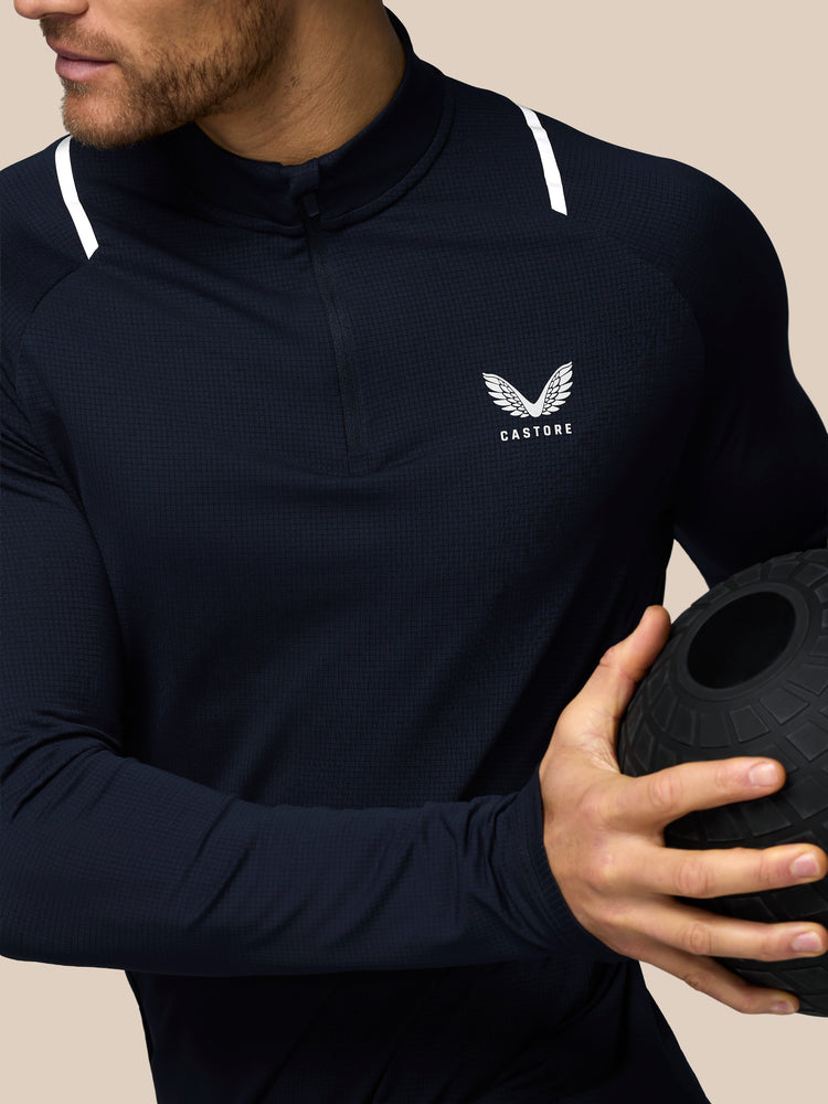 Men's Apex Training 1/4 Zip Top - Navy