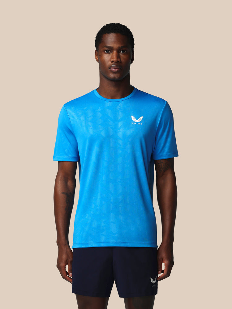 Men's Adapt All-Over Print Short Sleeve T-Shirt - Blue