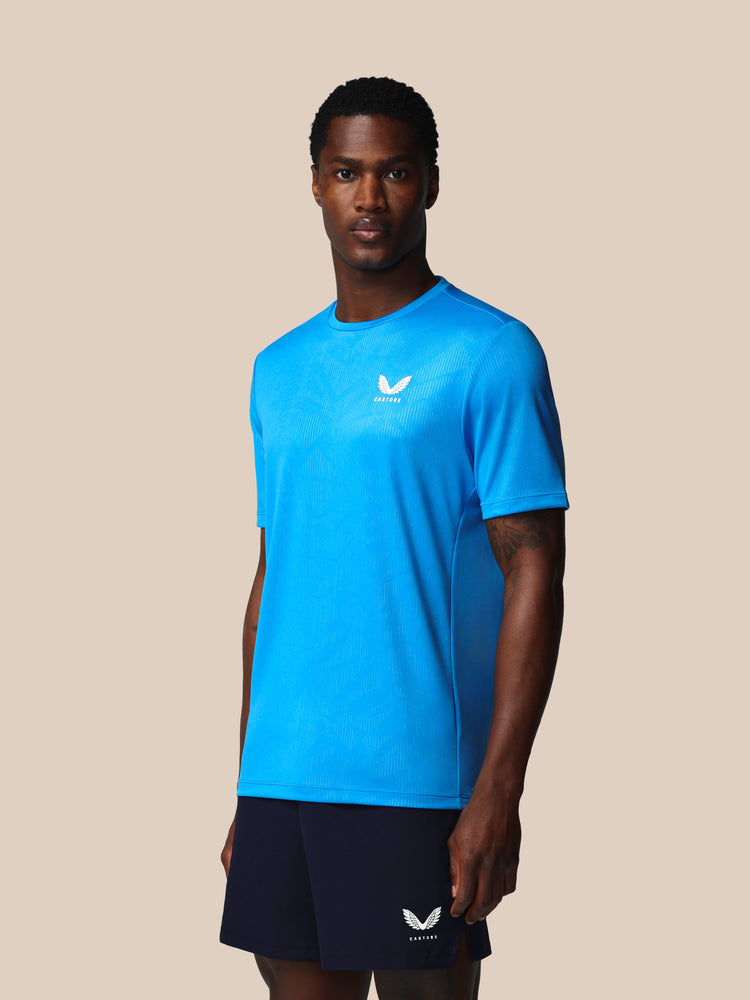 Men's Adapt All-Over Print Short Sleeve T-Shirt - Blue
