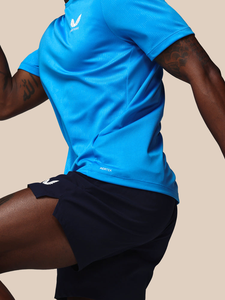 Men's Adapt All-Over Print Short Sleeve T-Shirt - Blue