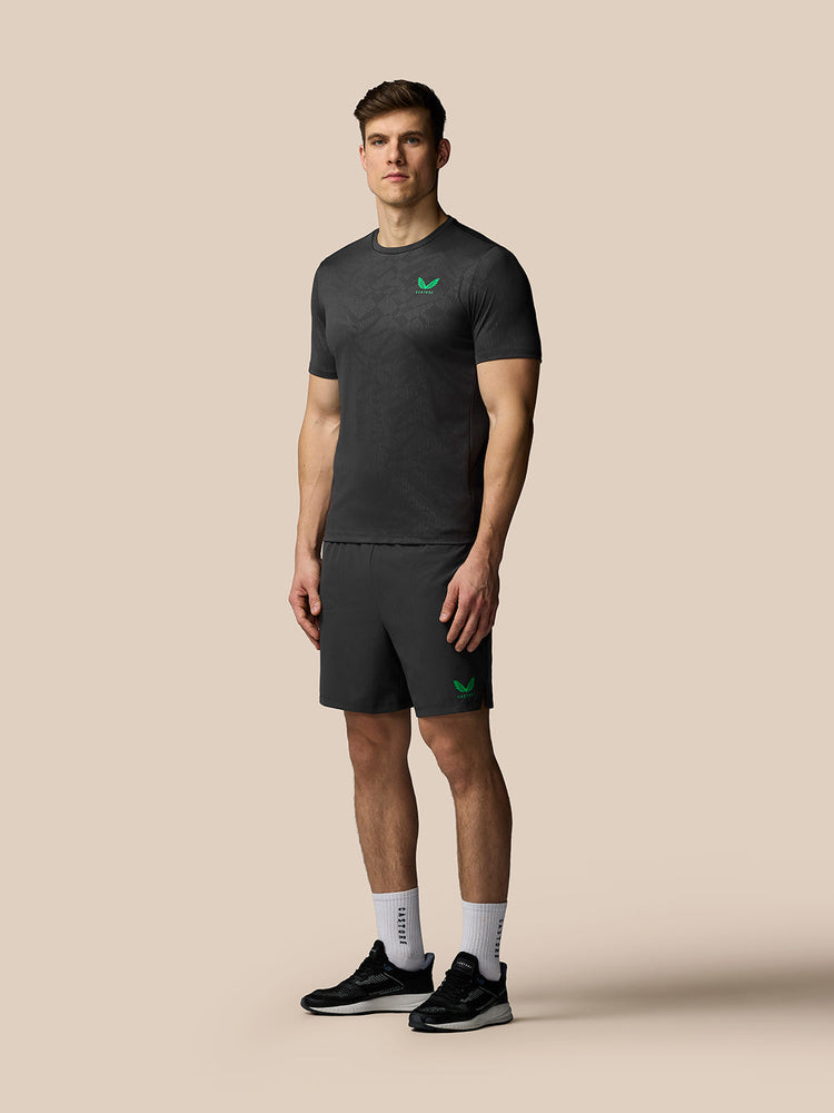Men's Adapt All-Over Print Short Sleeve T Shirt - Gunmetal