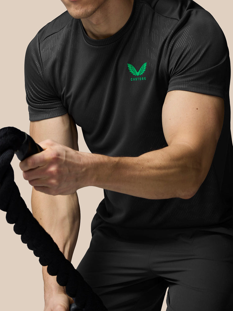 Men's Adapt All-Over Print Short Sleeve T Shirt - Gunmetal