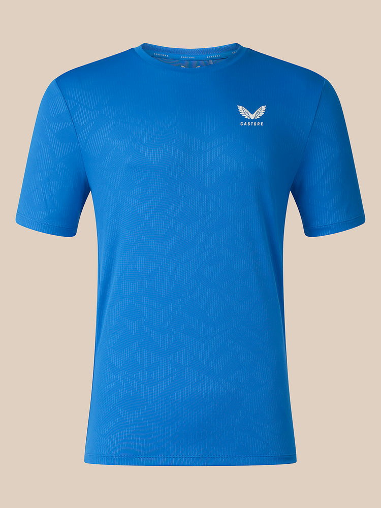 Men's Adapt Short Sleeve All-Over Print T-Shirt - Blue