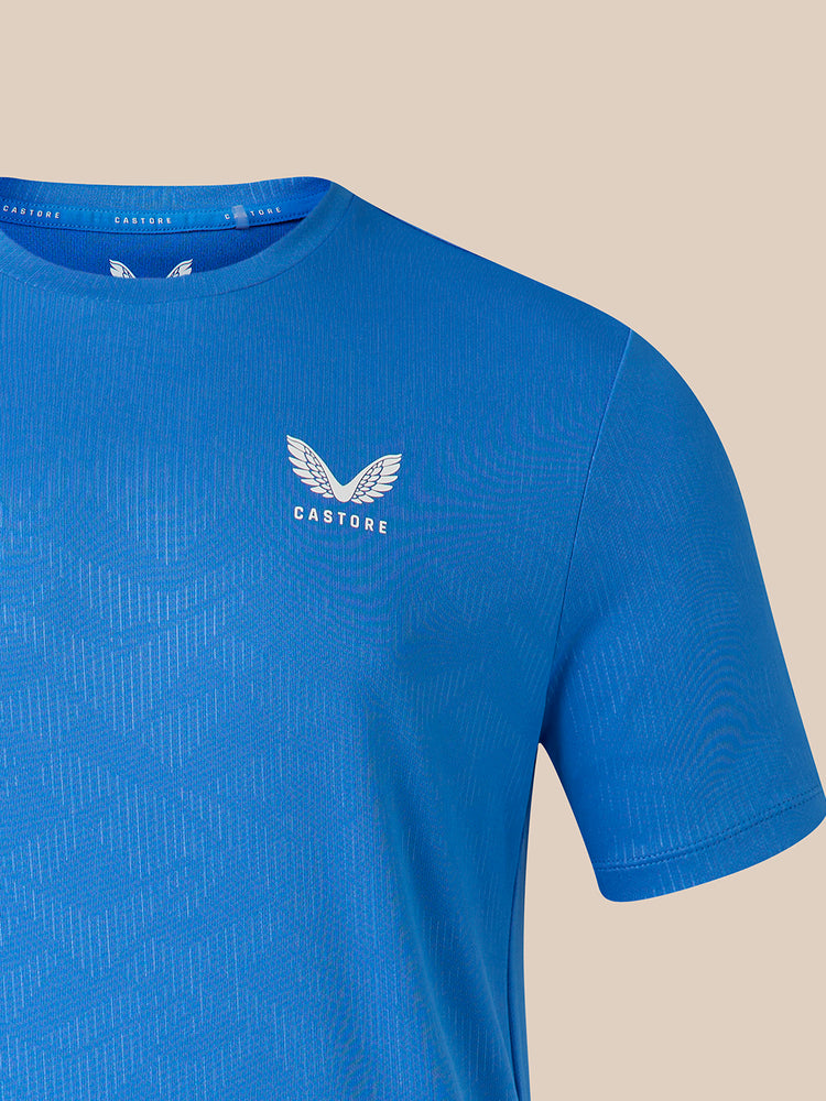 Men's Adapt Short Sleeve All-Over Print T-Shirt - Blue