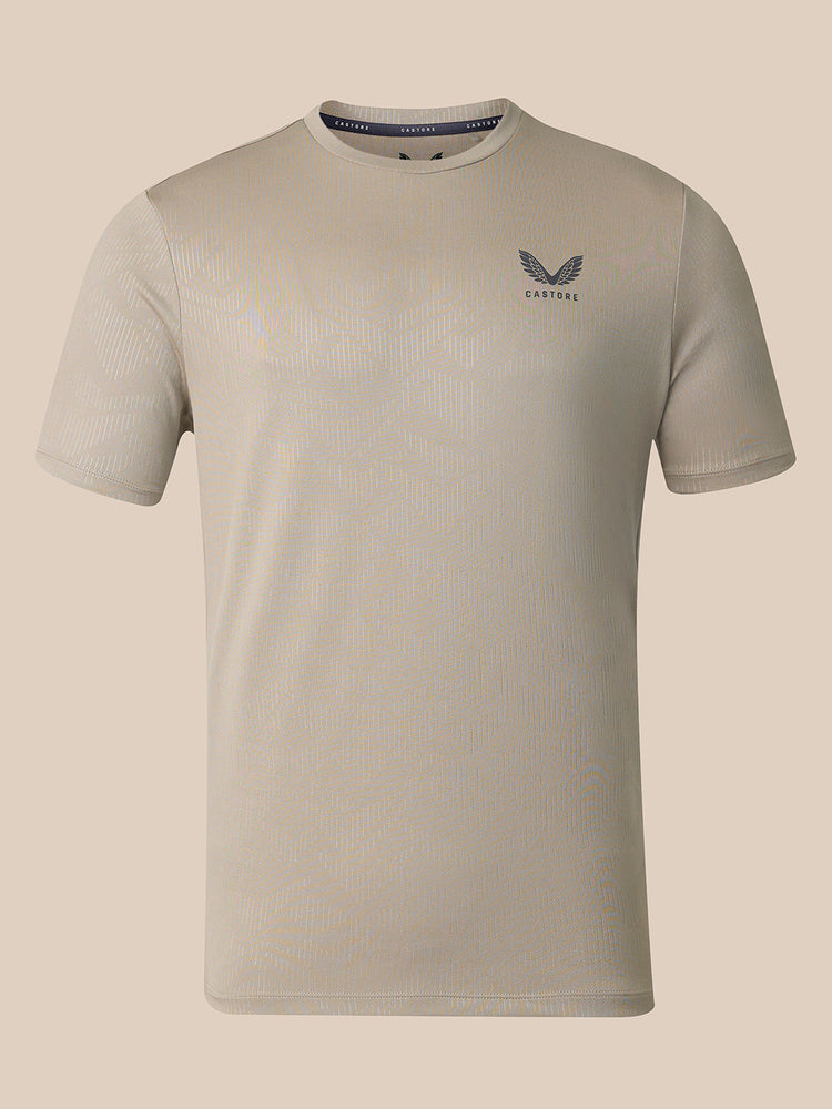 Men's Adapt Short Sleeve All-Over Print T-Shirt - Taupe
