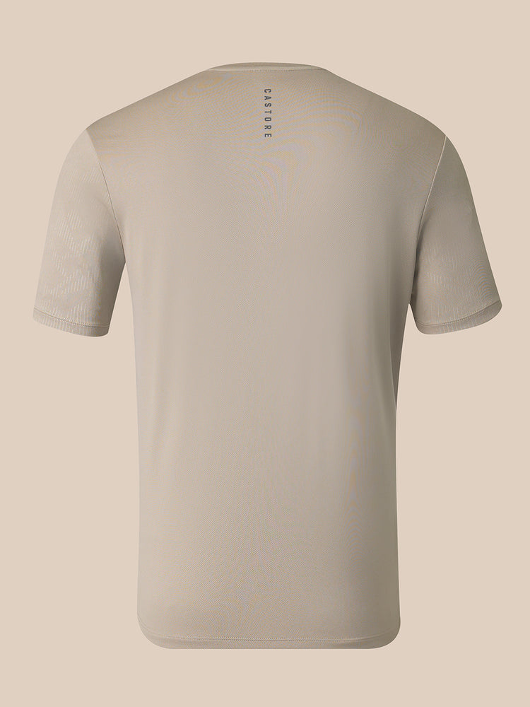 Men's Adapt Short Sleeve All-Over Print T-Shirt - Taupe