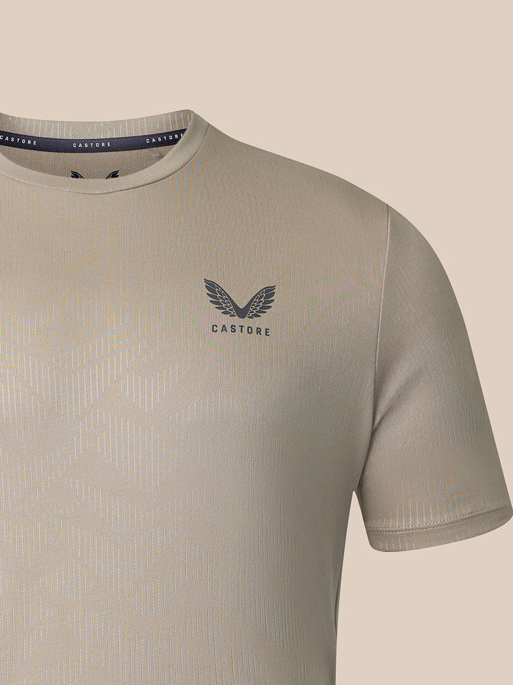 Men's Adapt Short Sleeve All-Over Print T-Shirt - Taupe
