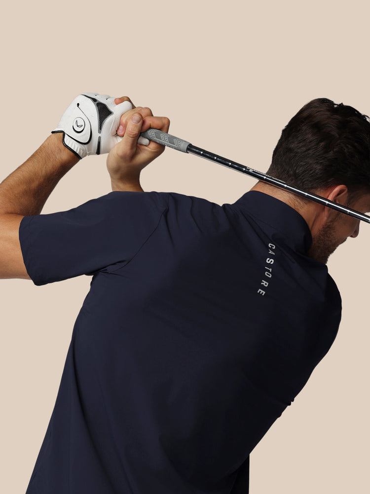 Men's Golf Short Sleeve Movement Top - Navy