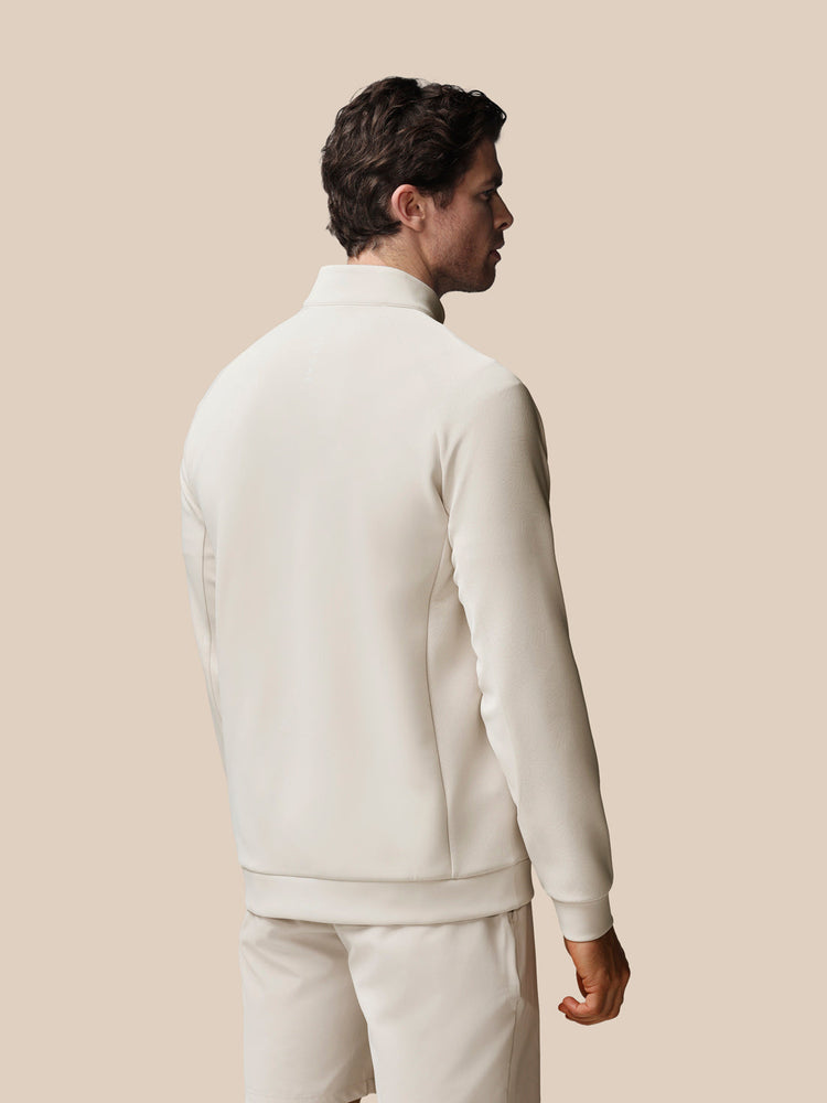 Men's Golf Flex Debossed Quarter Zip Long Sleeve Top - Windchime