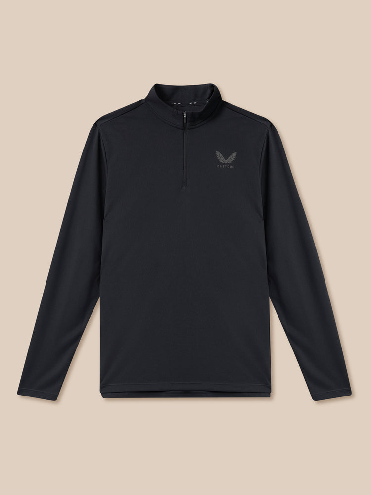 Men's Adapt Long Sleeve Quarter Zip - Black