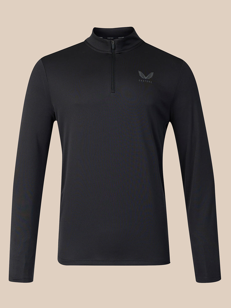 Men's Adapt Long Sleeve Quarter Zip - Black