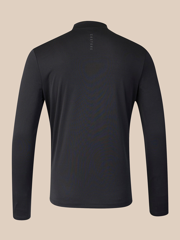 Men's Adapt Long Sleeve Quarter Zip - Black