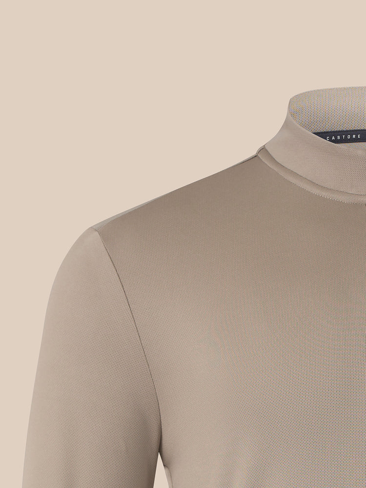 Men's Adapt Long Sleeve Quarter Zip - Taupe