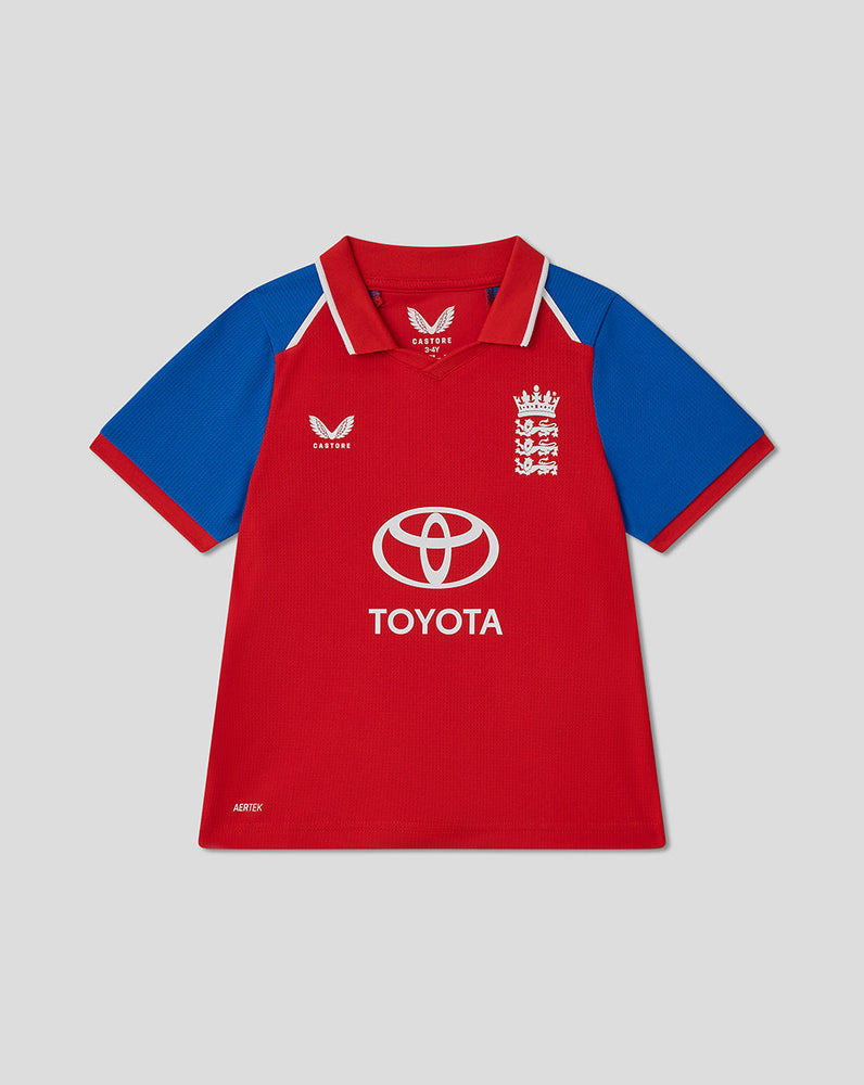 England Cricket Infant 26/27 Replica Short Sleeve Shirt