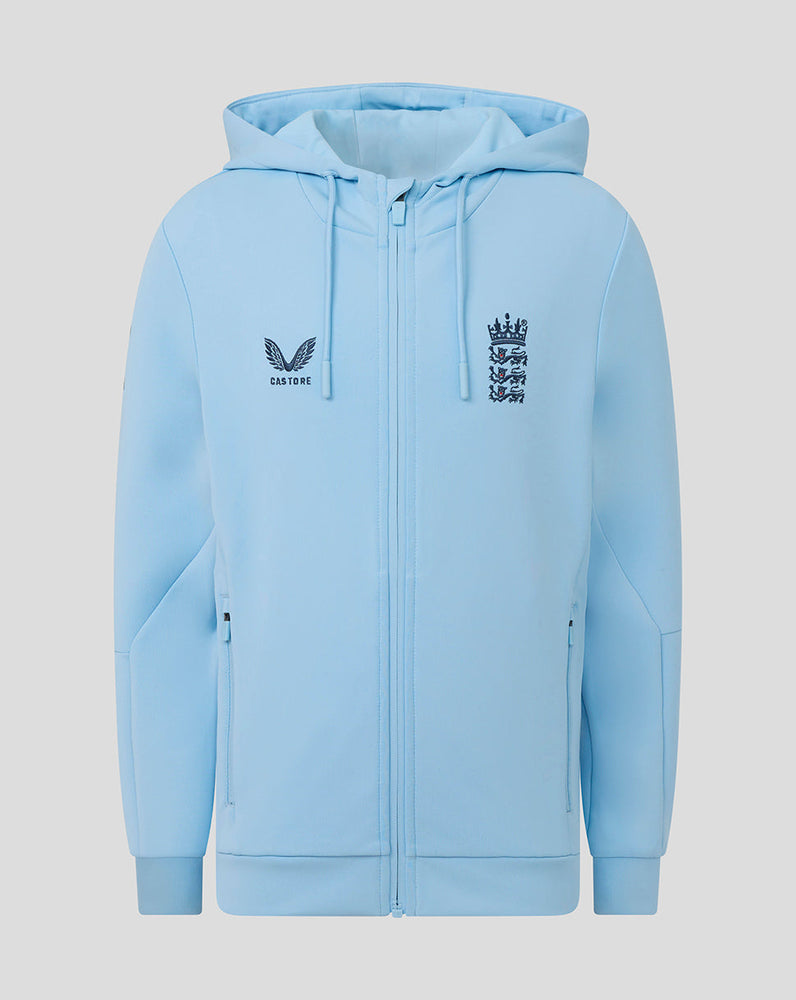 England Cricket Junior 26/27 Off Pitch Full Zip Hoodie