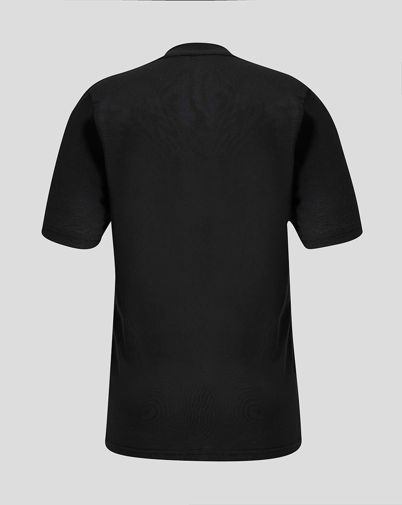 England Rugby 26/27 Juniors Travel T-Shirt - Black