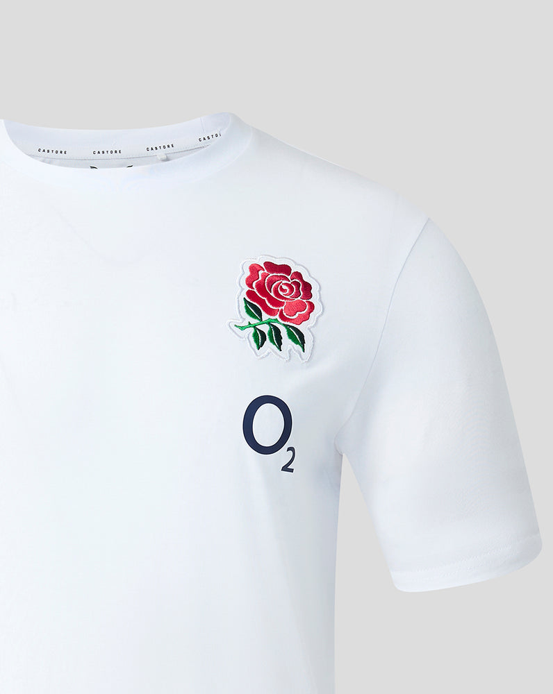 England Rugby 26/27 Men's Travel T-Shirt - White