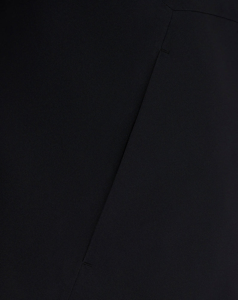 Close-up of a black fabric texture