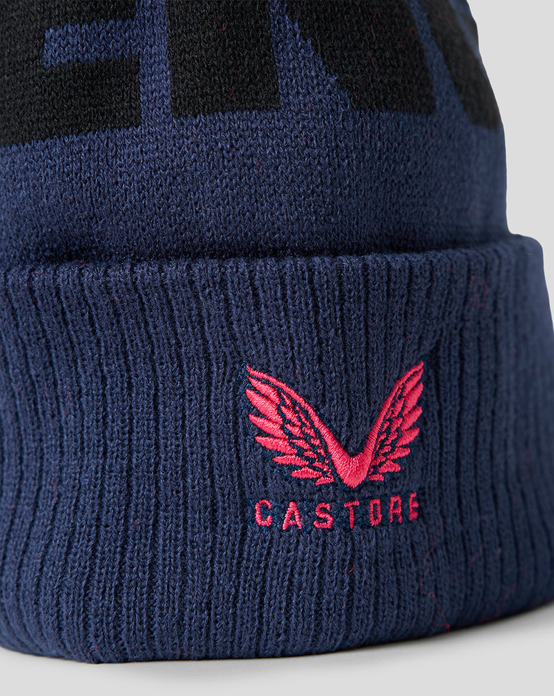 England Rugby 26/27 Unisex Bobble Beanie Hat - Rhodonite