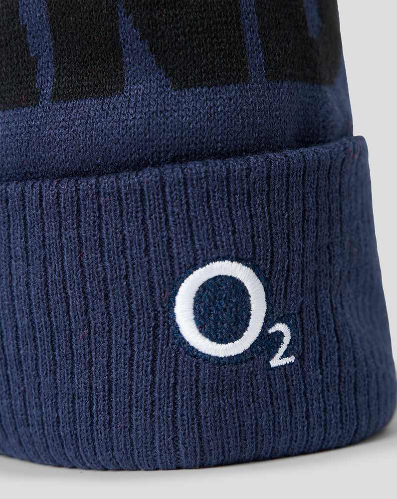England Rugby 26/27 Unisex Bobble Beanie Hat - Rhodonite