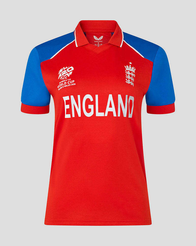 England Cricket Women's 26/27 WWC Short Sleeve Shirt