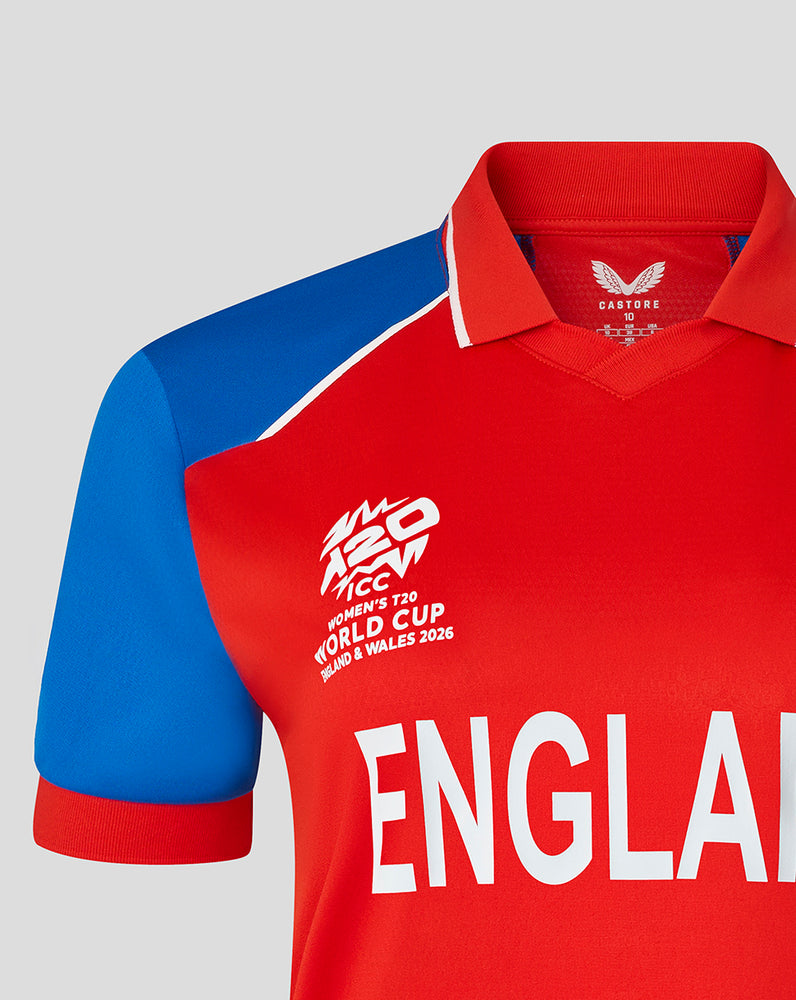 England Cricket Women's 26/27 WWC Short Sleeve Shirt