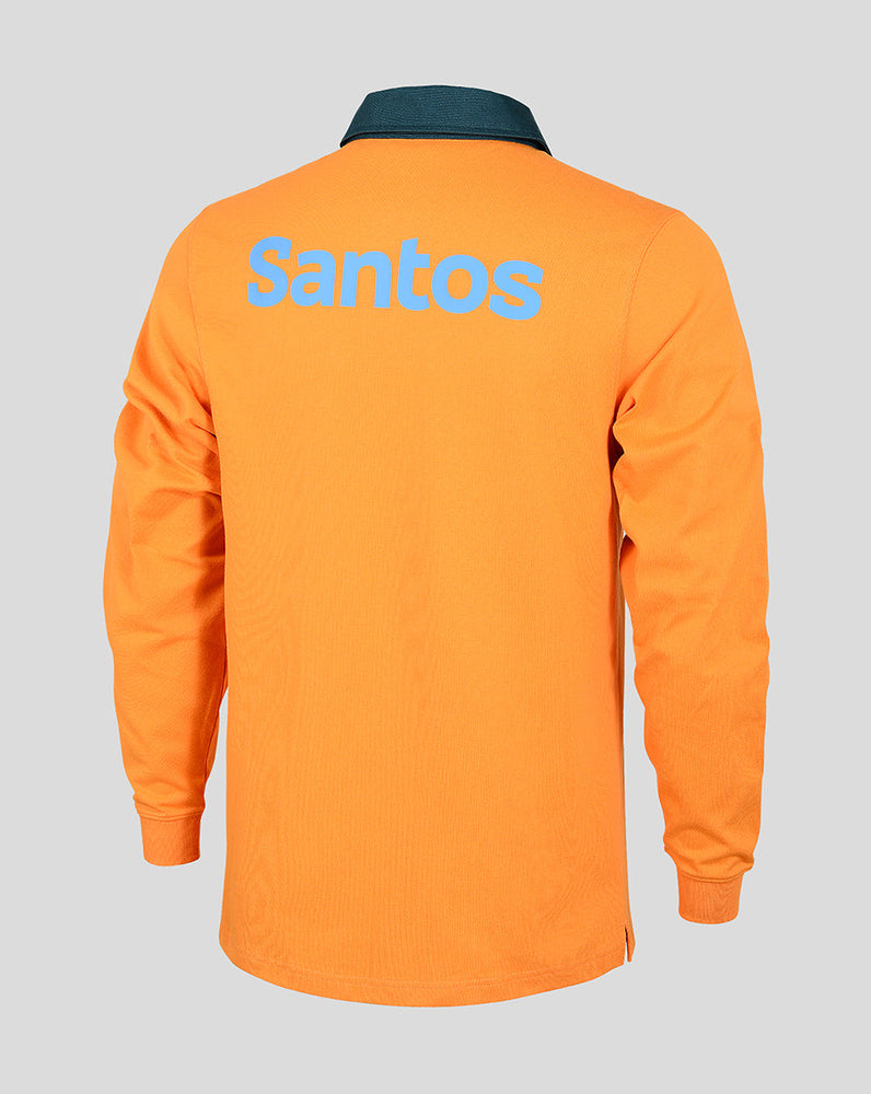 Men's Wallabies Classic Long Sleeve Home Shirt - Gold