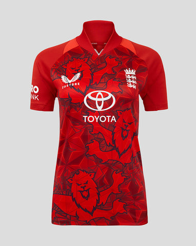 ENGLAND CRICKET T20 WOMEN'S REPLICA SHORT SLEEVE SHIRT 25/26