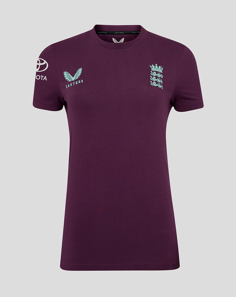 ENGLAND CRICKET COTTON WOMEN'S TRAINING TEE 25/26