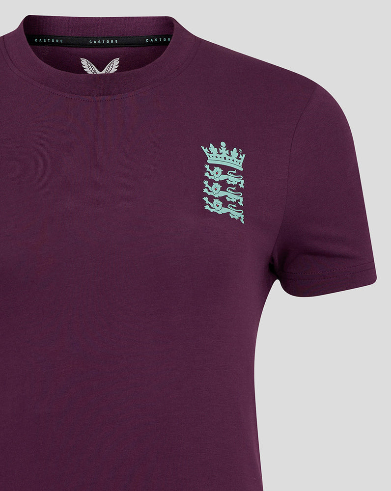 ENGLAND CRICKET COTTON WOMEN'S TRAINING TEE 25/26