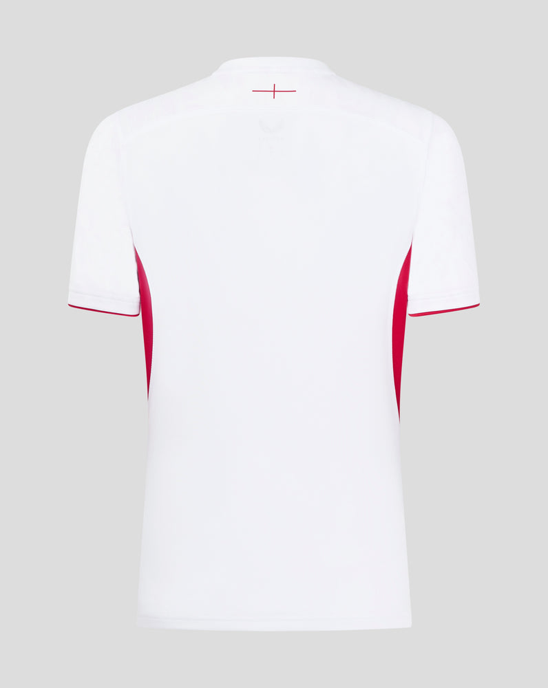 England Rugby Red Roses 25/26 Women's Home Replica Short Sleeve Shirt - Brilliant White
