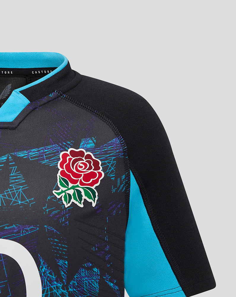 Junior England Rugby 25/26 Alternate Pro Shirt Retail - Caviar