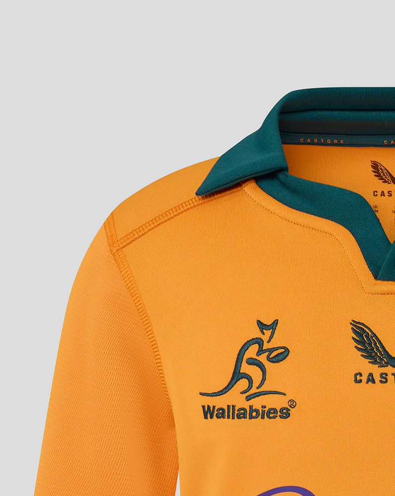 Junior Wallabies Home Shirt - Gold