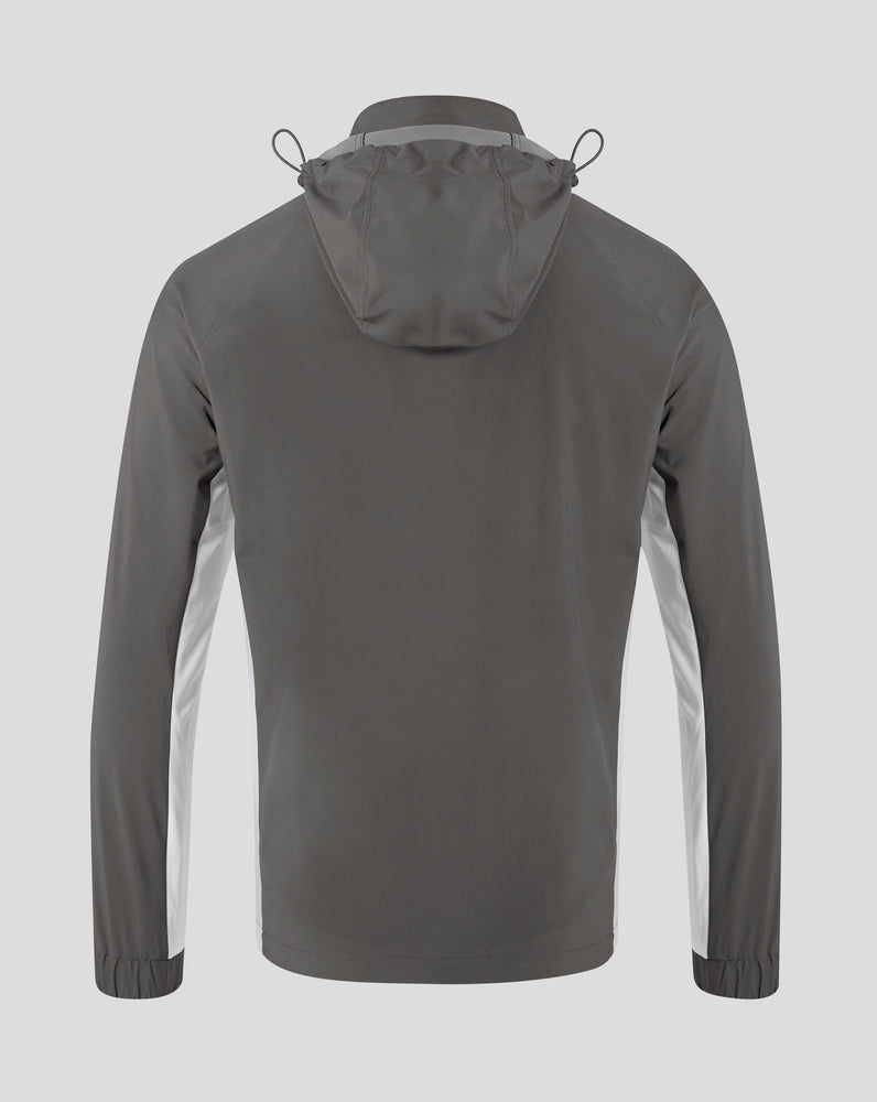 Everton FC Men's 25/26 Performance Packable Hood Shower Jacket - Thunderstorm
