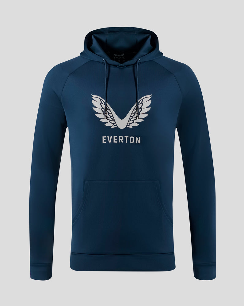 Everton FC Men's 25/26 Presentation Scuba Logo Hoodie - Moonlit Ocean