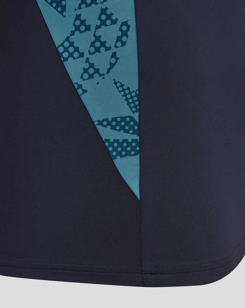 Men's England Rugby 25/26 Performance Long Sleeve Midlayer Top - Inkwell